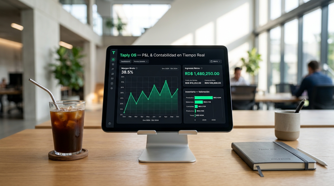 P&L y Contabilidad en Tiempo Real Taply OS